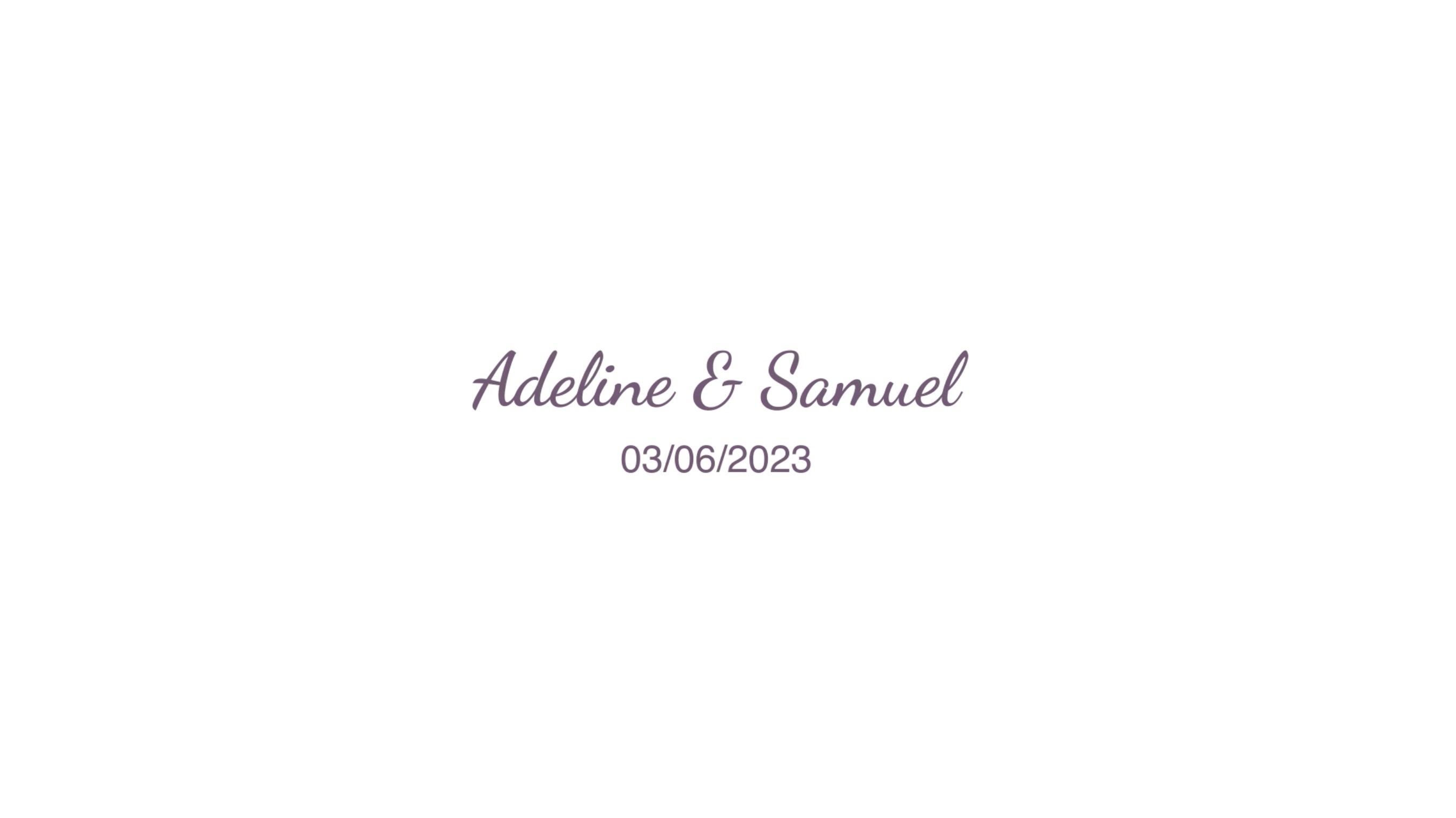 Adeline & Samuel | Instant Mariage | Film de Mariage Liège